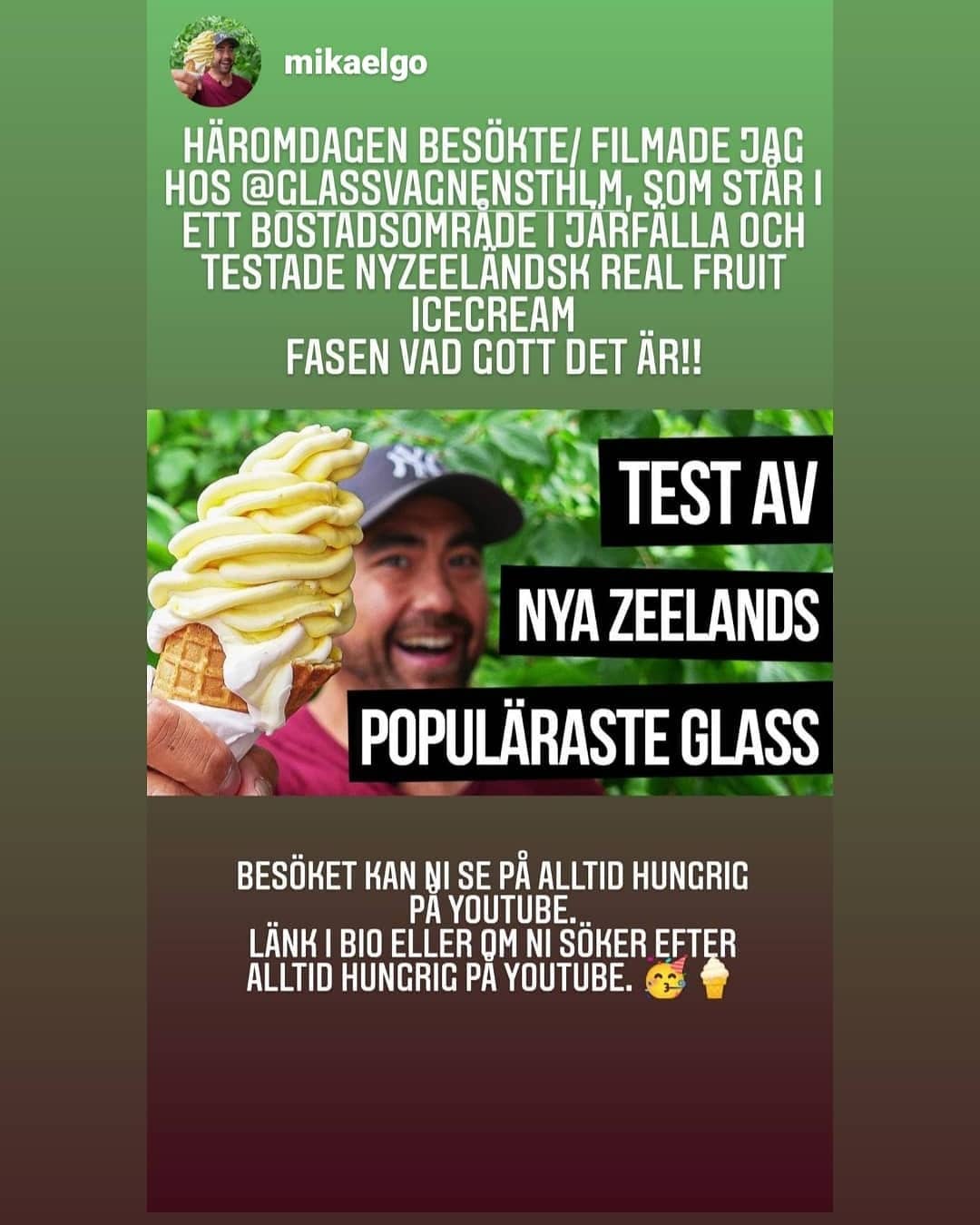 Alltid Hungrig besöker Glassvagnen